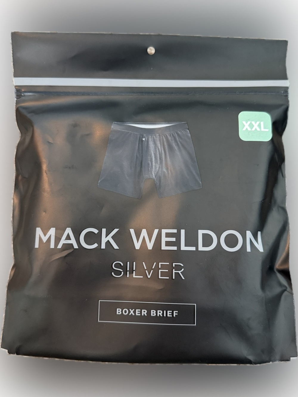 Mack Weldon Silver Boxer Briefs - Basil (XXL)